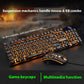 KM320 Keyboard And Mouse Set Waterproof Luminous Game Backlit Keyboard