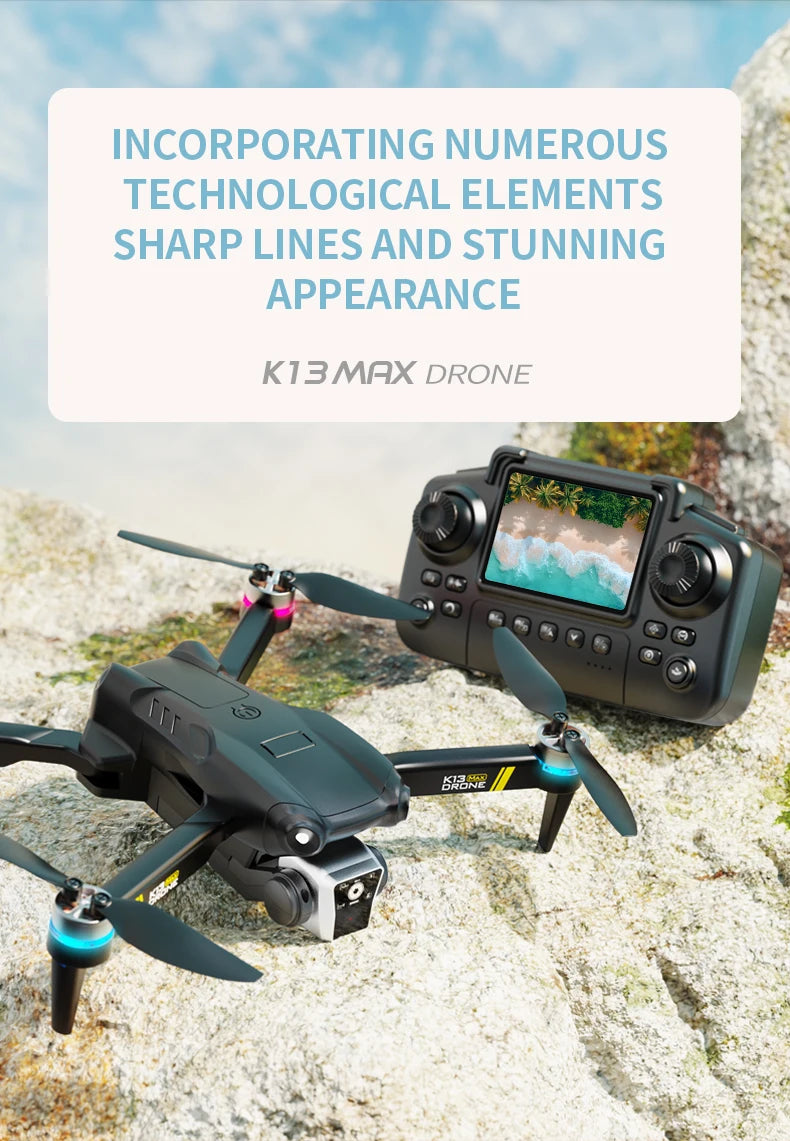 K13 MAX Drone 8K With HD Dual Camera