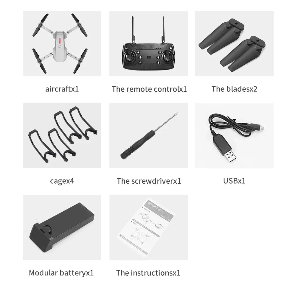E88 Pro RC Drone WiFi FPV Height Hold