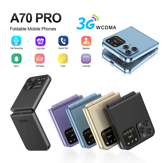 SERVO A70 PRO 180° Flip Mobile Phone 3G
