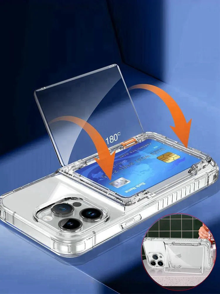 Card Holder Phone case For iPhone 15 14