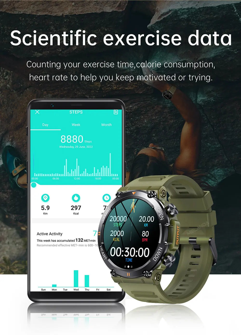 MEVADEN 1.39 Inch HD Bluetooth Call Smart Watch