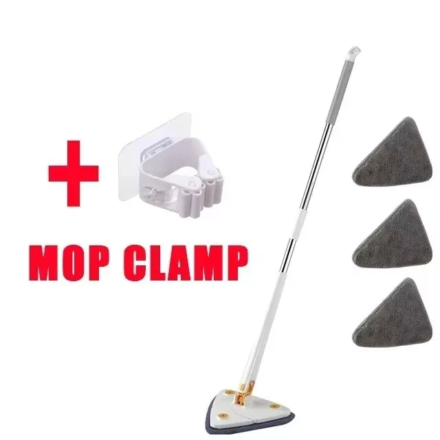 Rotatable Telescopic Triangle Mop 360° Spin Cleaning Mop