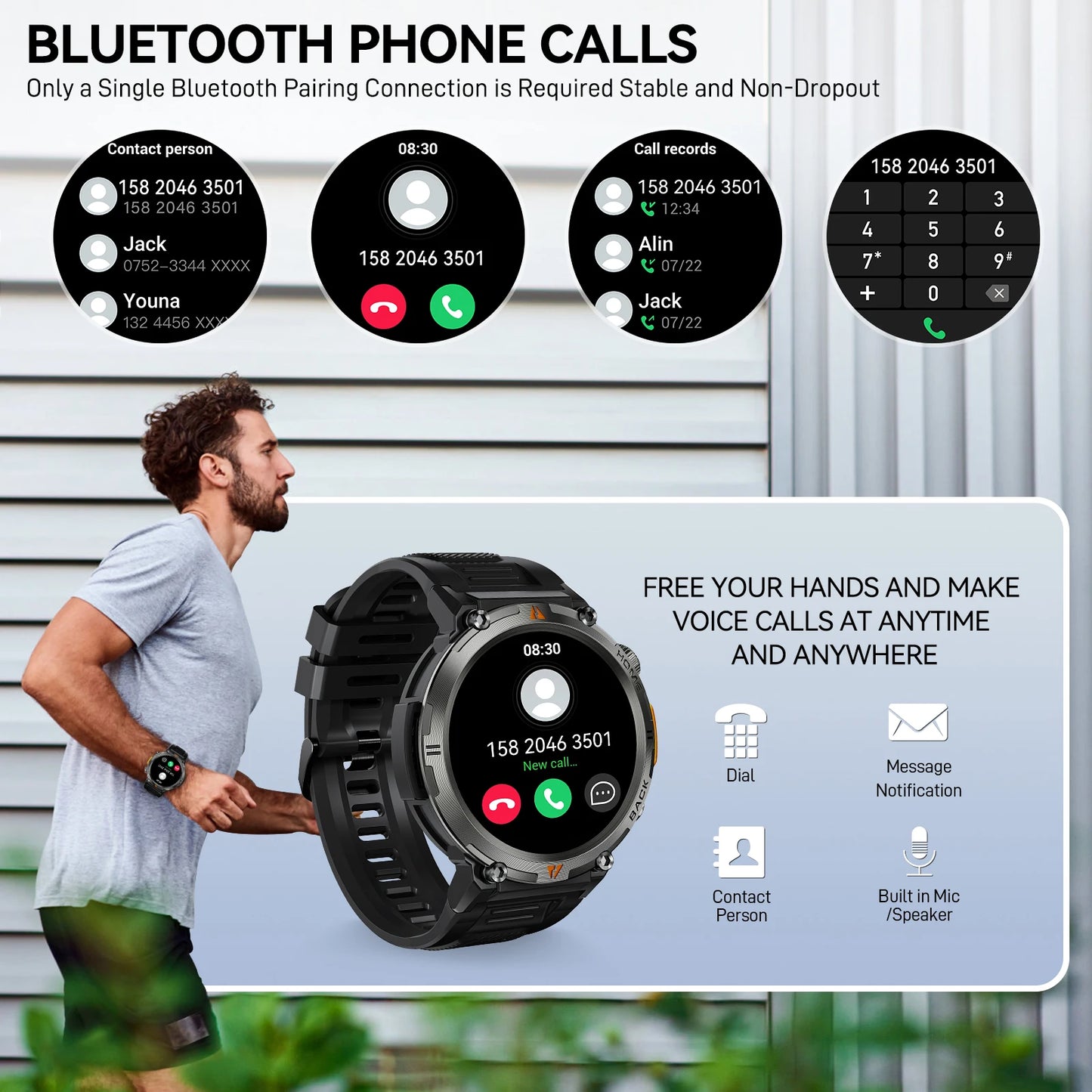 EIGIIS KE3 Smart Watch 3ATM Waterproof Original Design