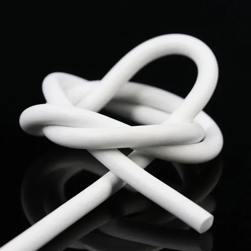 White Silicone Rubber Sponge Strip 1/2/3/4/5/6/7/8/9/10/12/14/16/18/20/25mm Round Foamed
