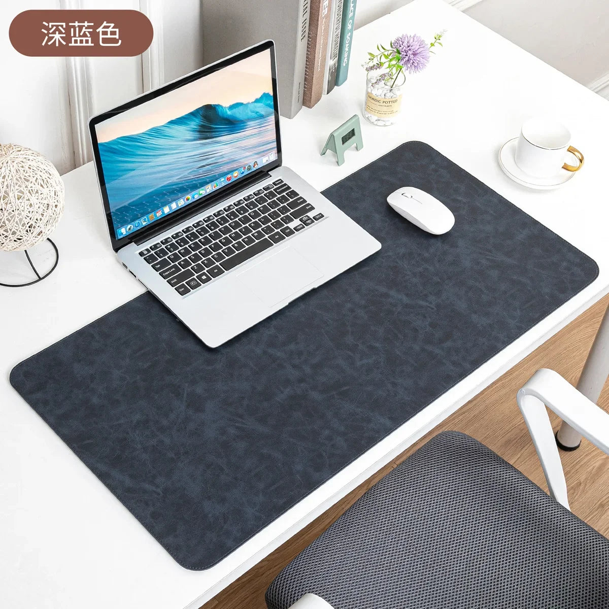 Desk Pad Waterproof PU Mouse Pad Desk Mat