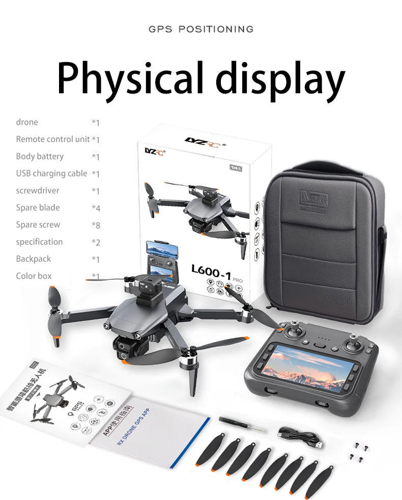 L600-1PRO MAX GPS Professional Drone With 4K HD