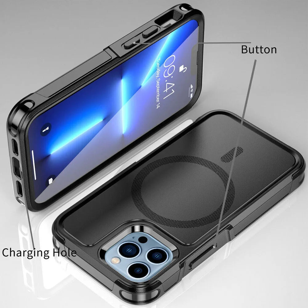 For MagSafe Phone Case For iPhone 16 13