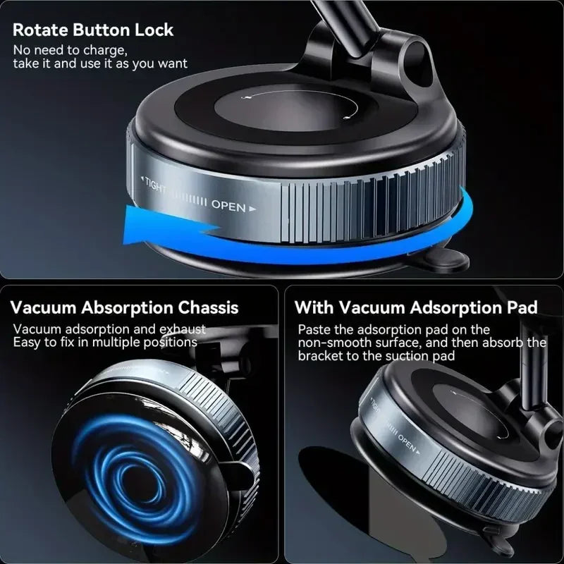 Magnetic Car Phone Holders Vacuum Suction Mobile Phone