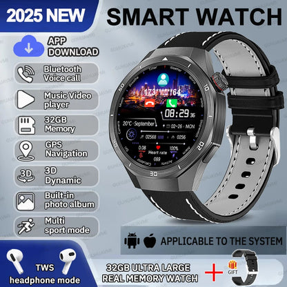 2025 Fashion 32GB Big Memory Men Smart Watch