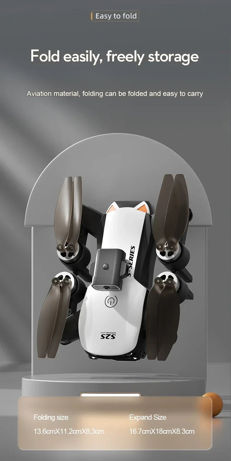 XIAOMI MIJIA S2S Mini Drone Profesional 8K Dual