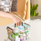 Convenient and Transparent Medicine Organizer Box for Home