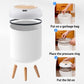 Automatic Trash Can with Lid, Small Plastic Smart