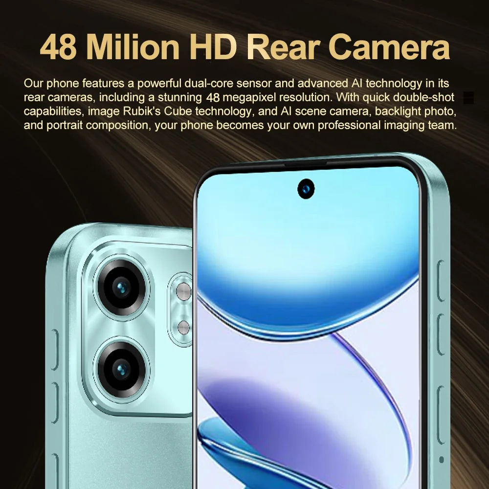 FUFFI X7 Pro Smartphones Cellphone Android 14 6.56