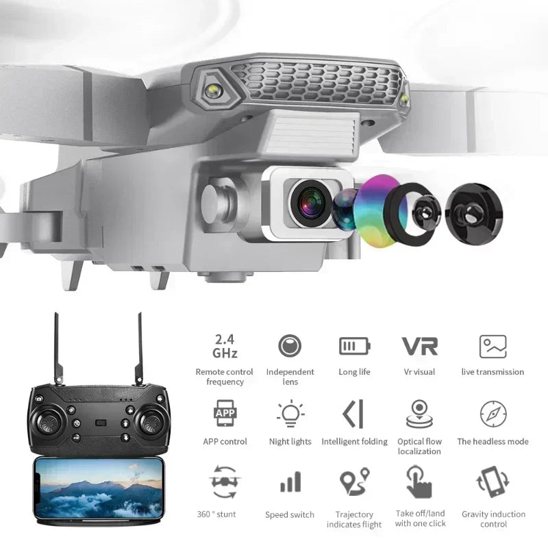 E88 Pro RC Drone WiFi FPV Height Hold