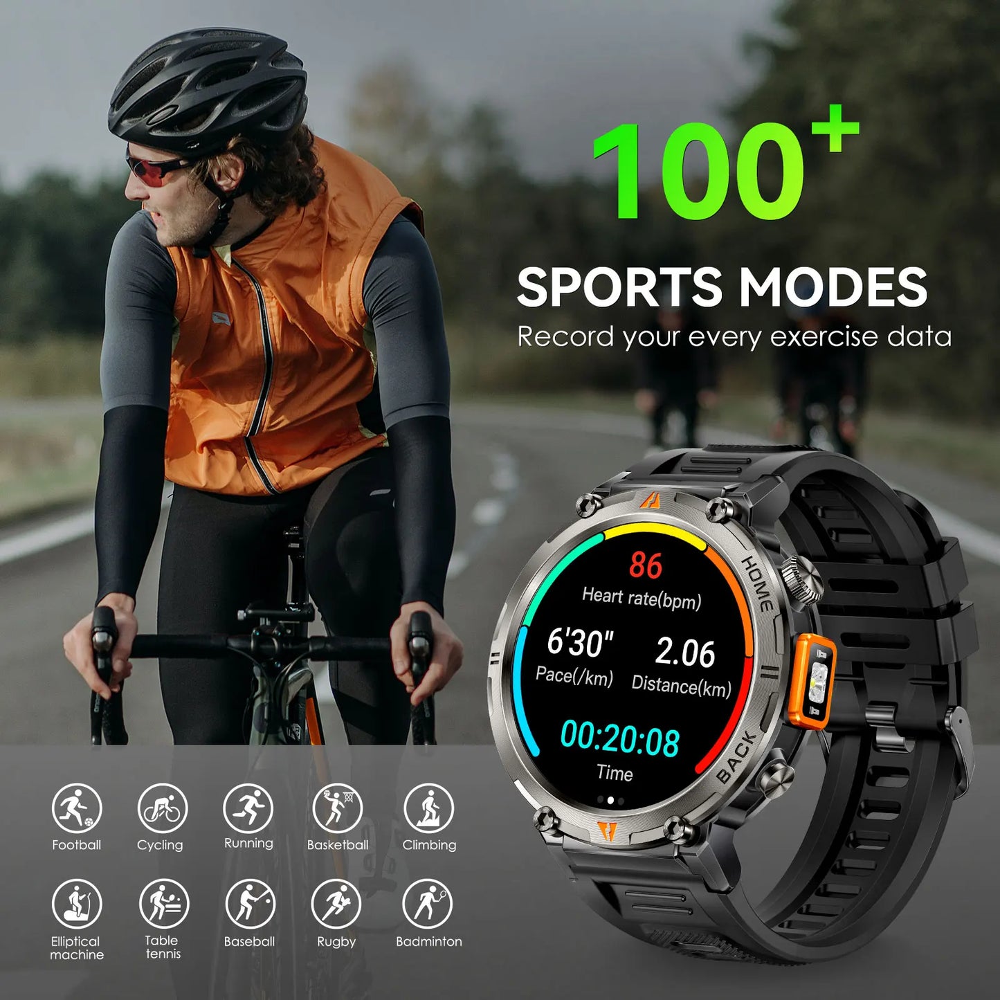 EIGIIS KE3 Smart Watch 3ATM Waterproof Original Design