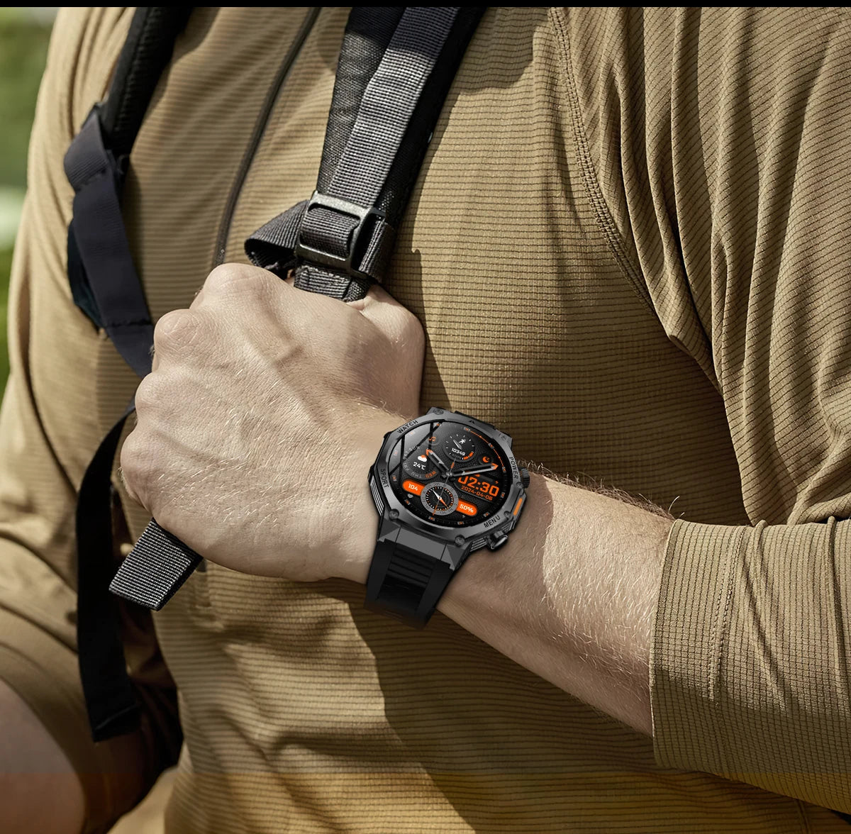 LIGE New Men Smart Watch Bluetooth Calling 800mAh