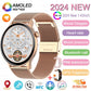 2024 New GPS Smart Watch Women True AMOLED