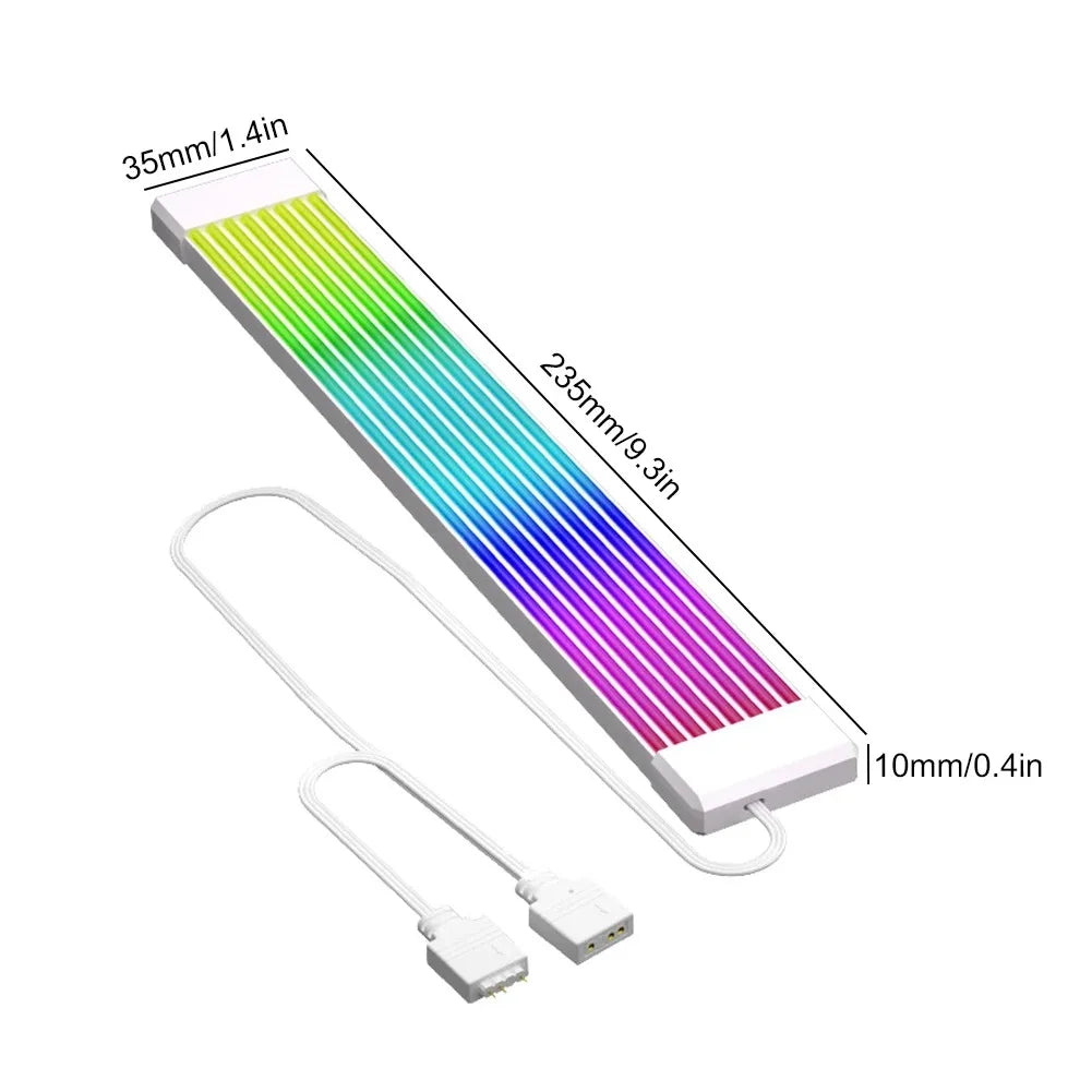 PC RGB Light Strip Suitable for PSU Cable
