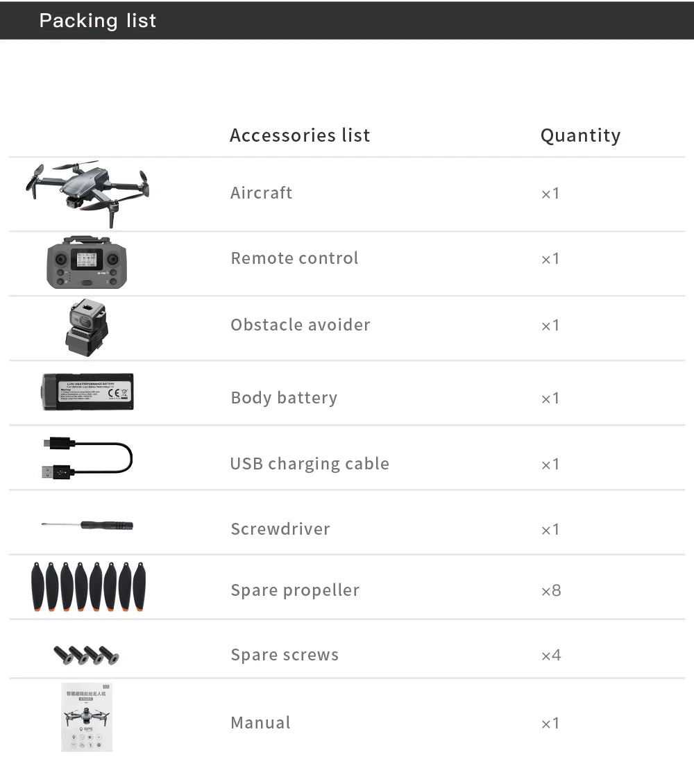 L600 PRO MAX GPS Drone Professional 4K 3-Axis