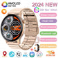 2024 New GPS Smart Watch Women True AMOLED