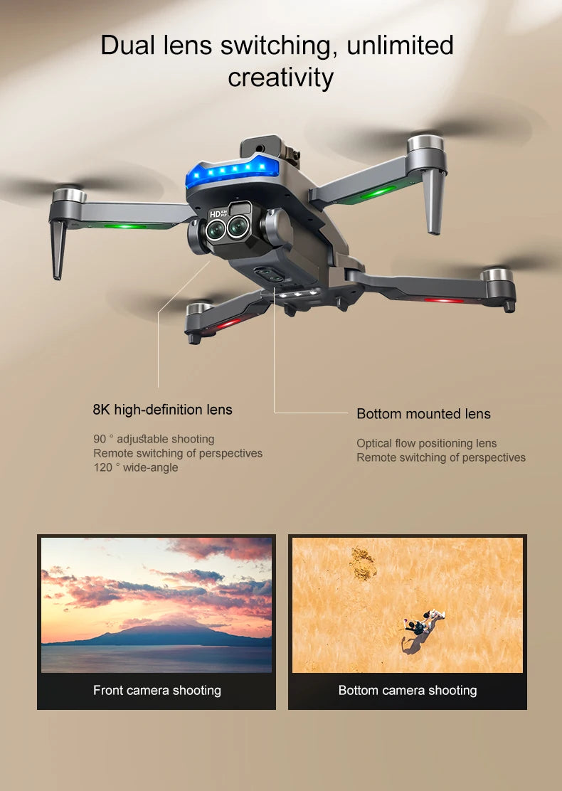P15 Screen Control Drone 8K Professional Camera HD