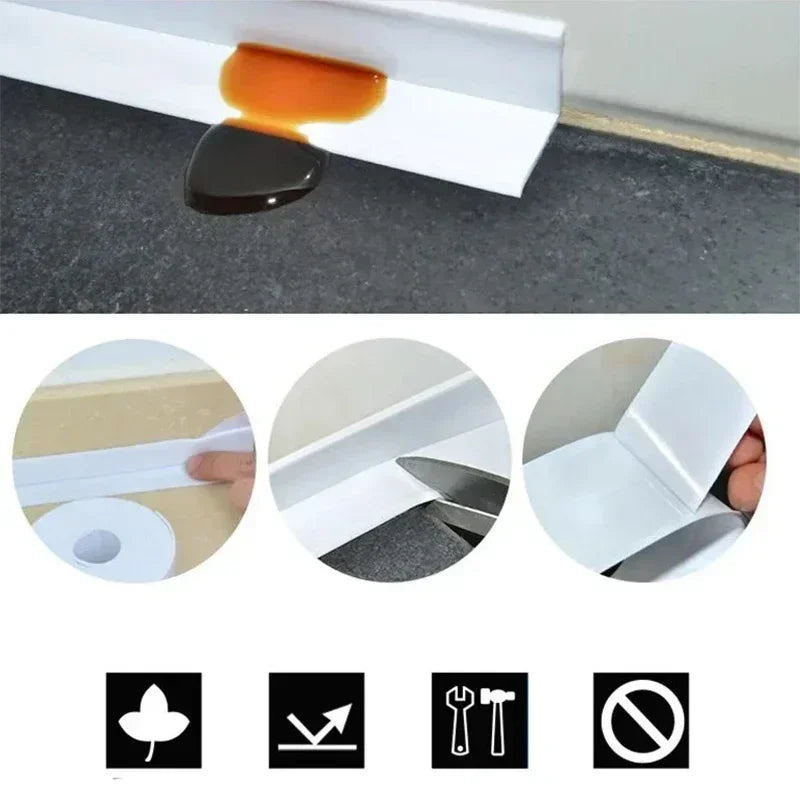 Shower Bath Sealing Tape Strips PVC Self Adhesive