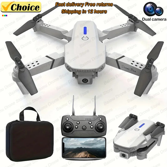 New E88Pro RC Drone 4K Professinal With 1080P