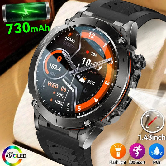 2025 New Smart Watch Men 1000mAh Large Capacity