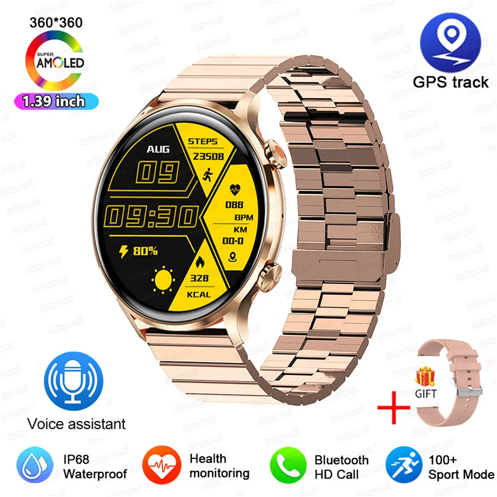 2025 New Smartwatch Women AMOLED HD Screen Always