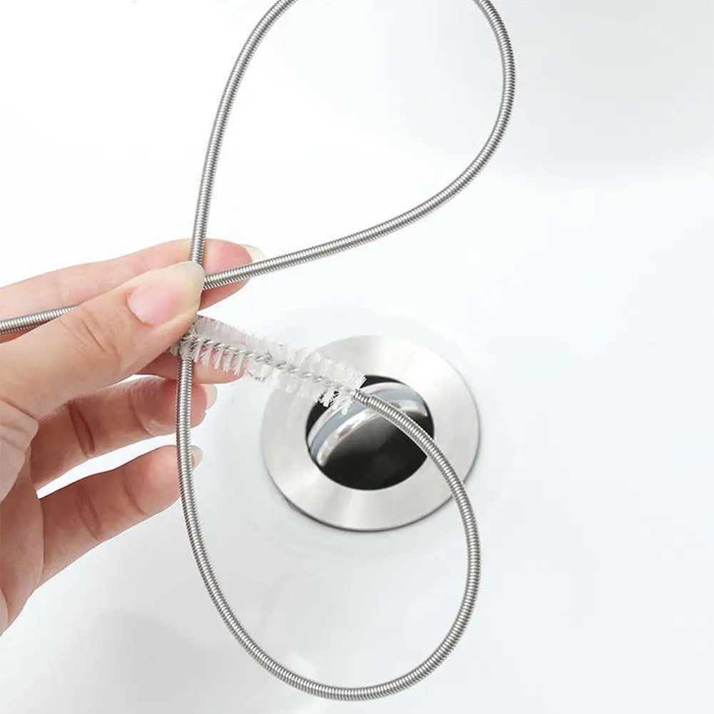 Car Drain Dredge Cleaning Scrub Brush Drain Hoses