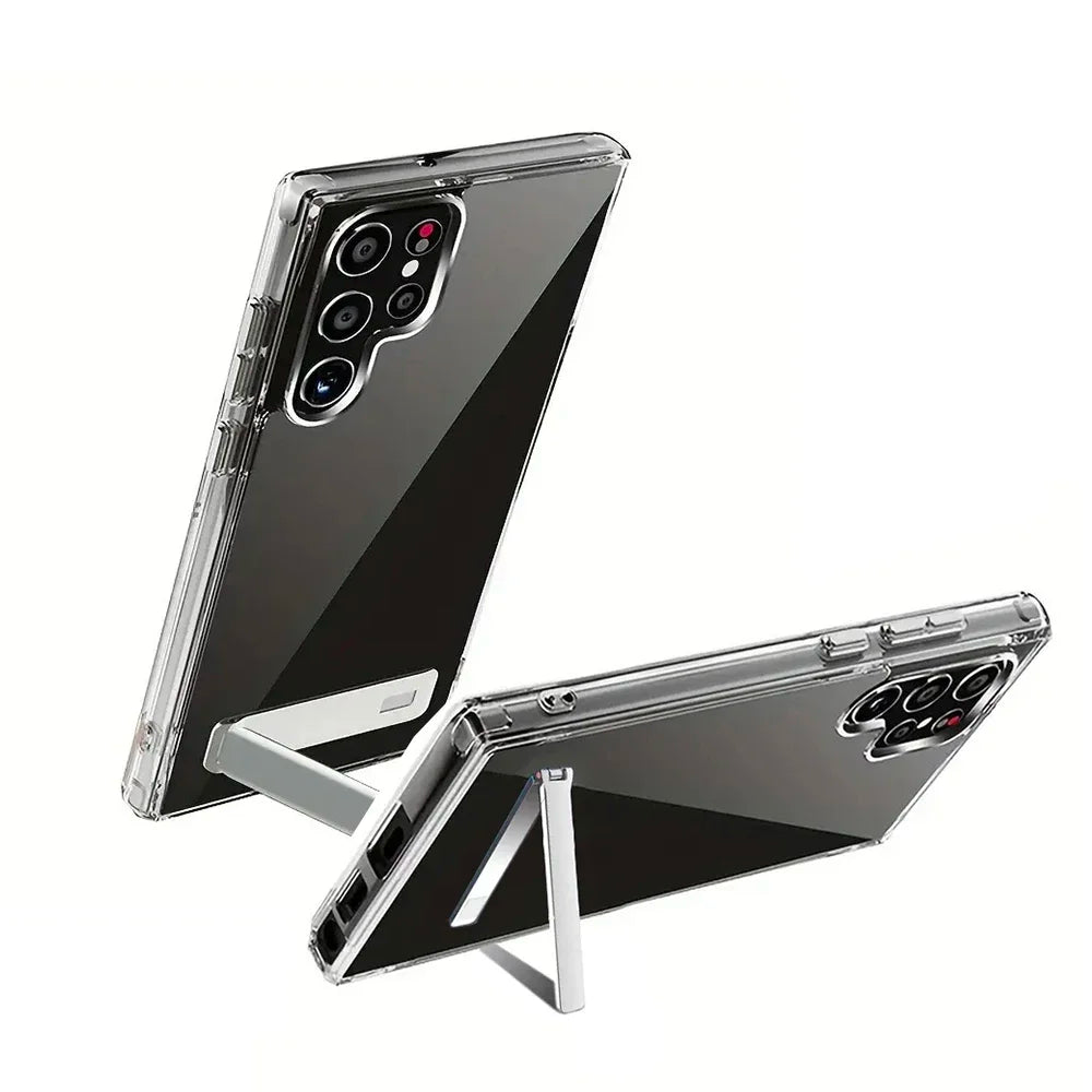 UYUXIO Kickstand Clear Mobile Phone Case for Samsung