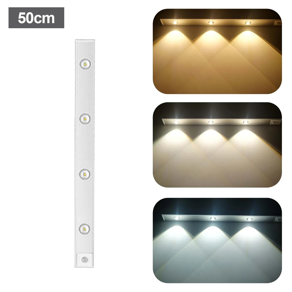Ultra Slim Led Motion Sensor Light Strip Tricolor