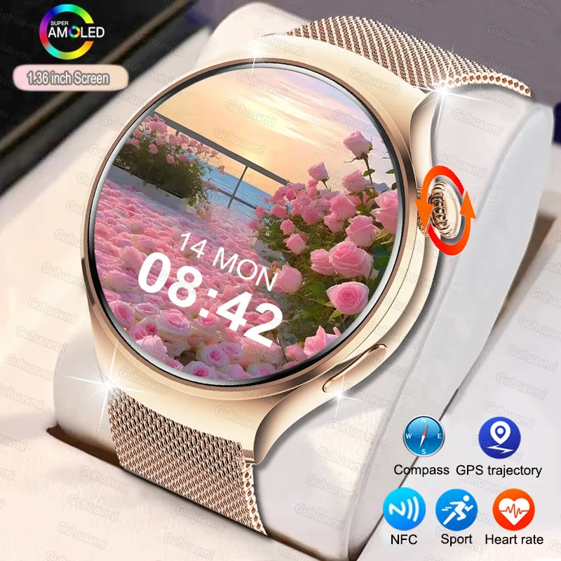 2025 New Lady Fashion Smart Watch women AMOLED