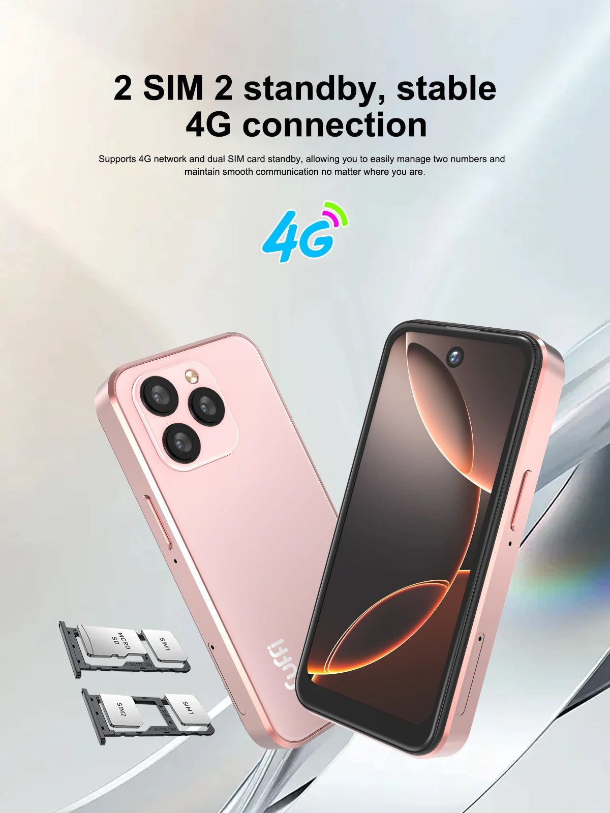 FUFFI-i16 Pro Mini Smartphone,4G Network,3.75 inch,2+16GB ROM,Android 10.0,Mobile