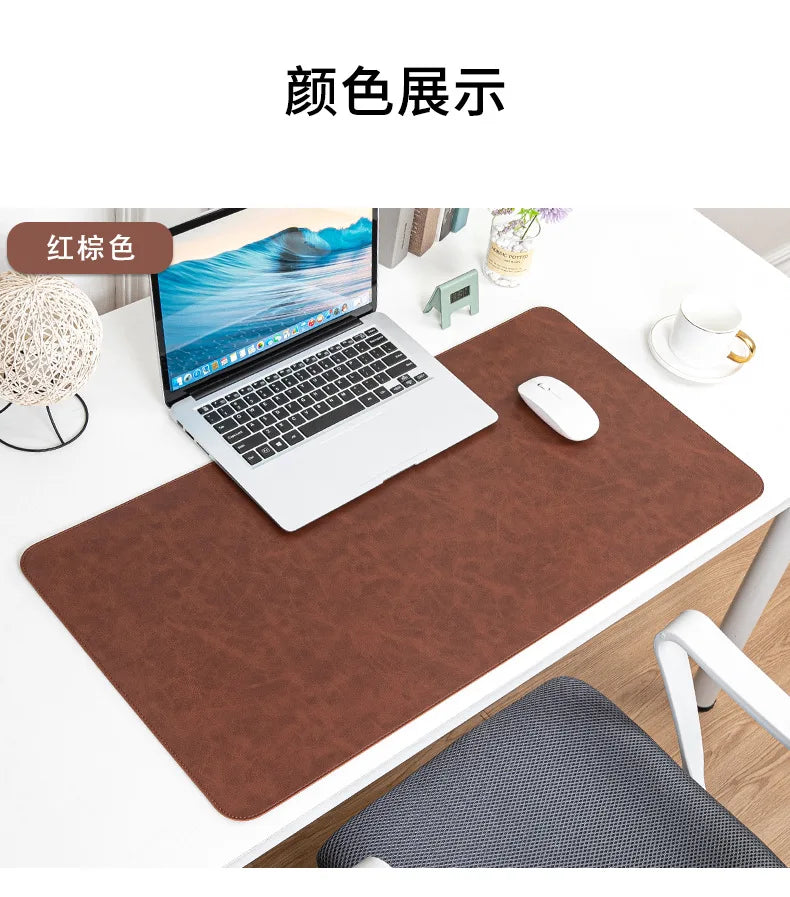 Desk Pad Waterproof PU Mouse Pad Desk Mat