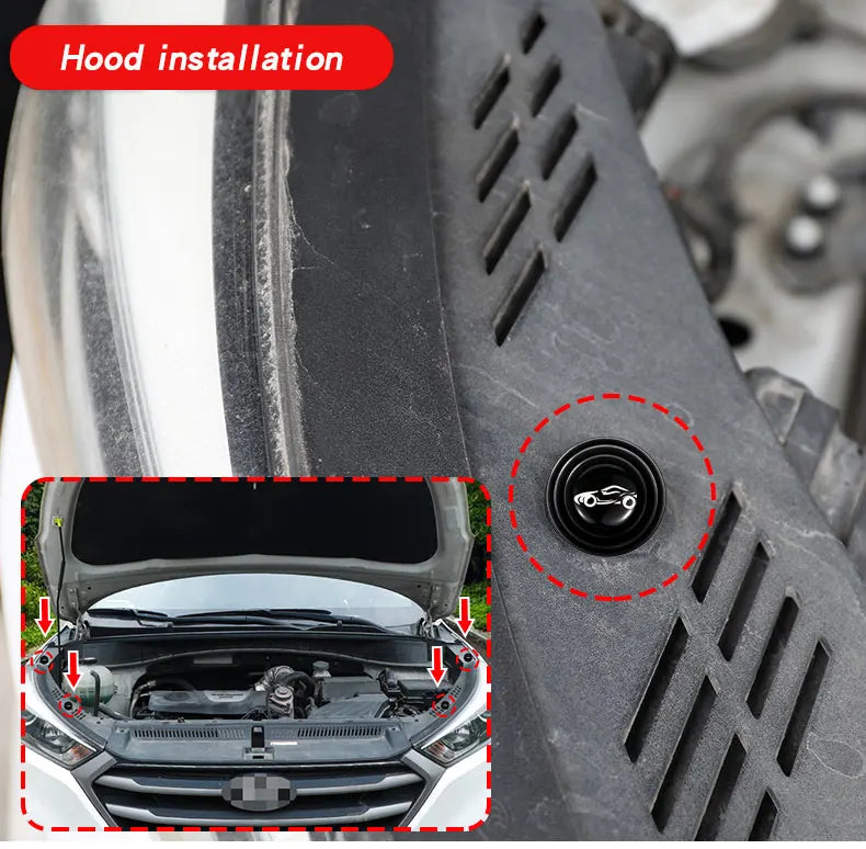 Car Trunk Sound Insulation Shock Absorbing Gasket Shockproof