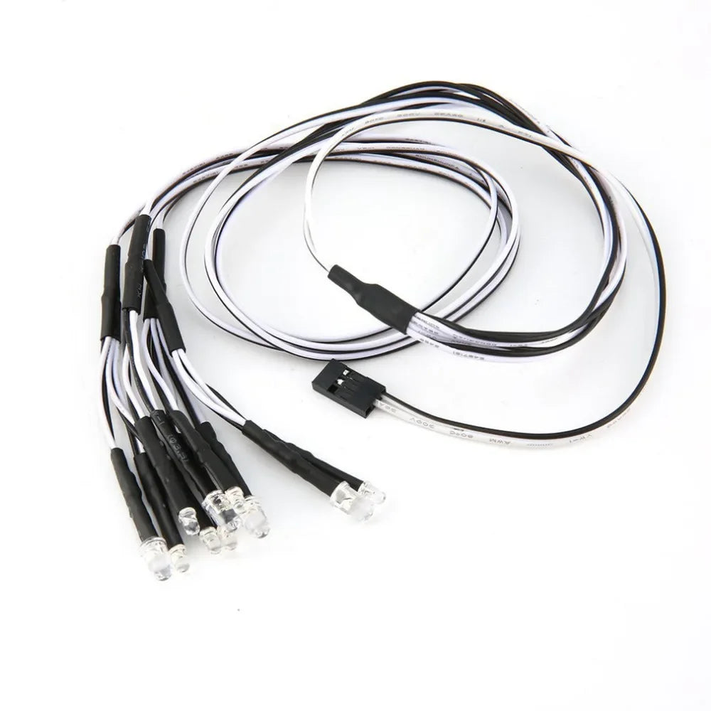 RC LED Light Kit Headlamps for 1/10 1/8