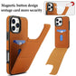 PU+TPU Leather Wallet Magnet Card Holder Phone Case