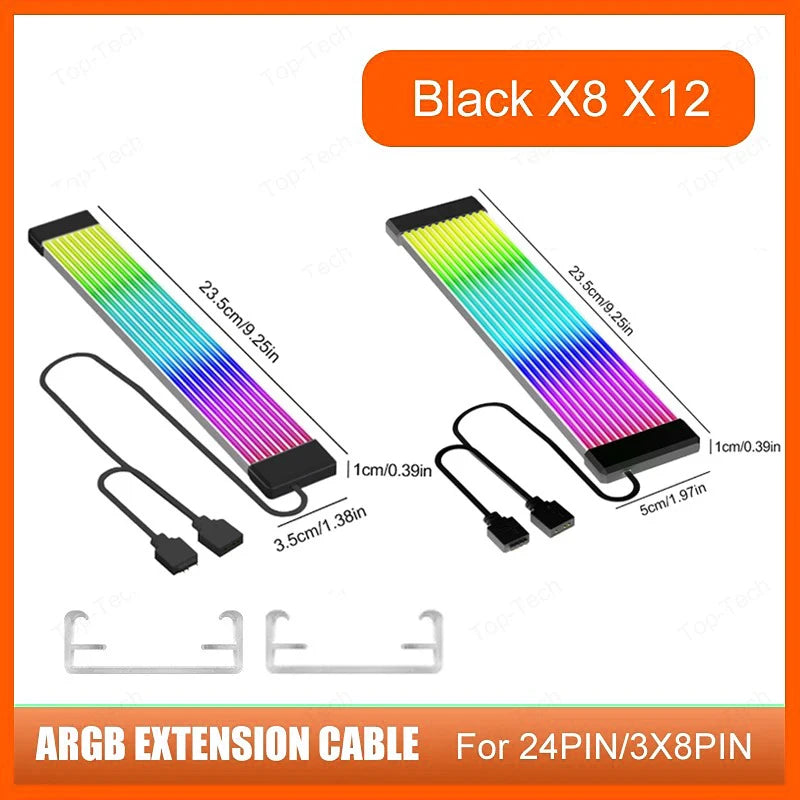 PC RGB Light Strip Suitable for PSU Cable