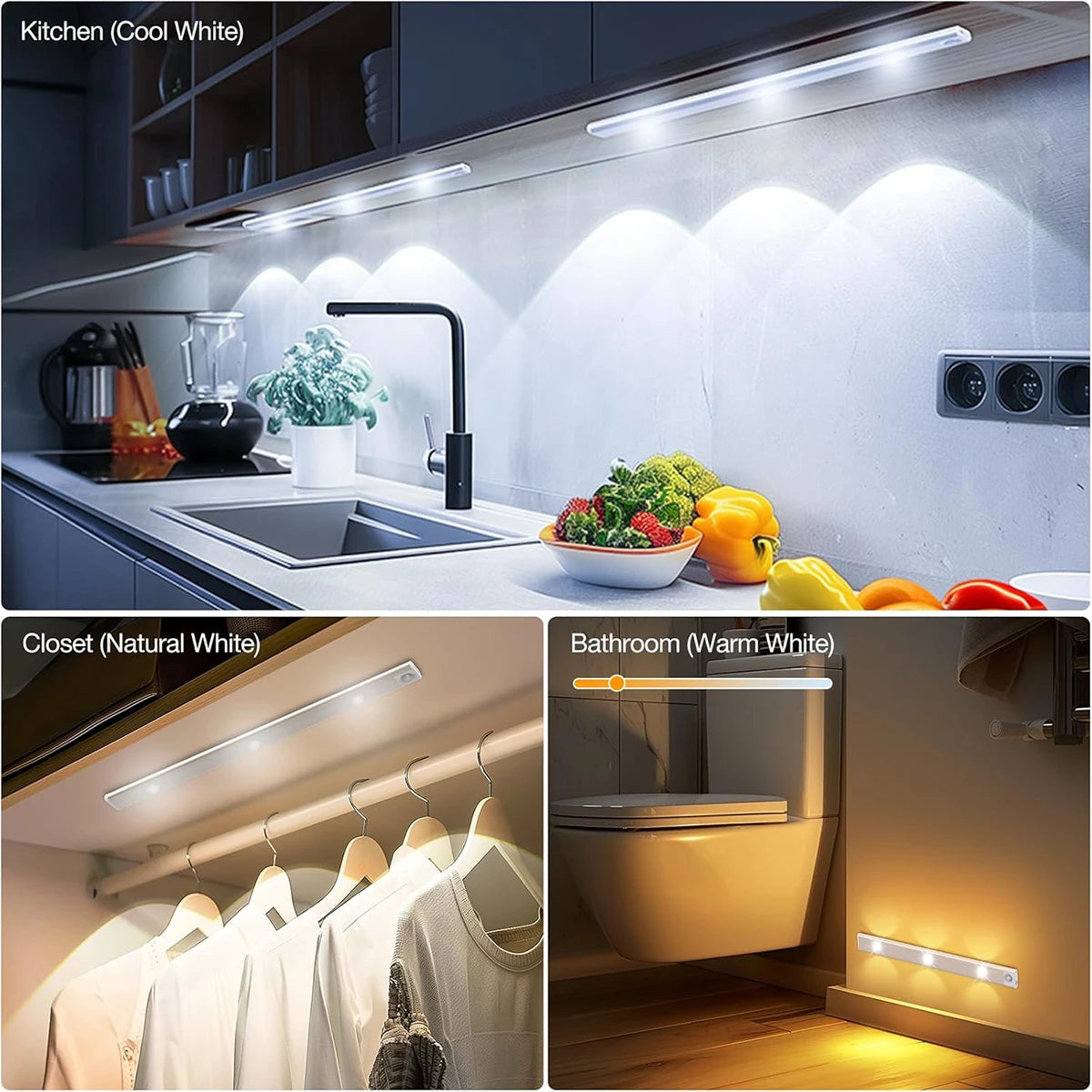 Ultra Slim Led Motion Sensor Light Strip Tricolor