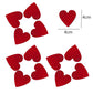 12pcs Heart Shape Reflective Car Stickers Night Warning