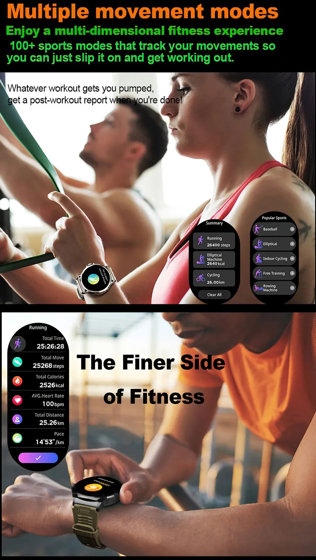 New 710mAh Bluetooth Call Smart Watch Men Sports