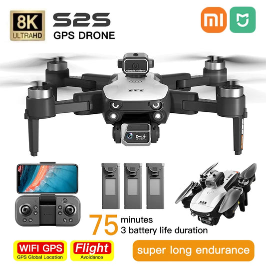 XIAOMI MIJIA S2S Mini Drone Profesional 8K Dual