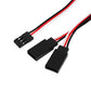 INJORA Magnetic Snap-on JR Extension Cable 1-to-2 Y