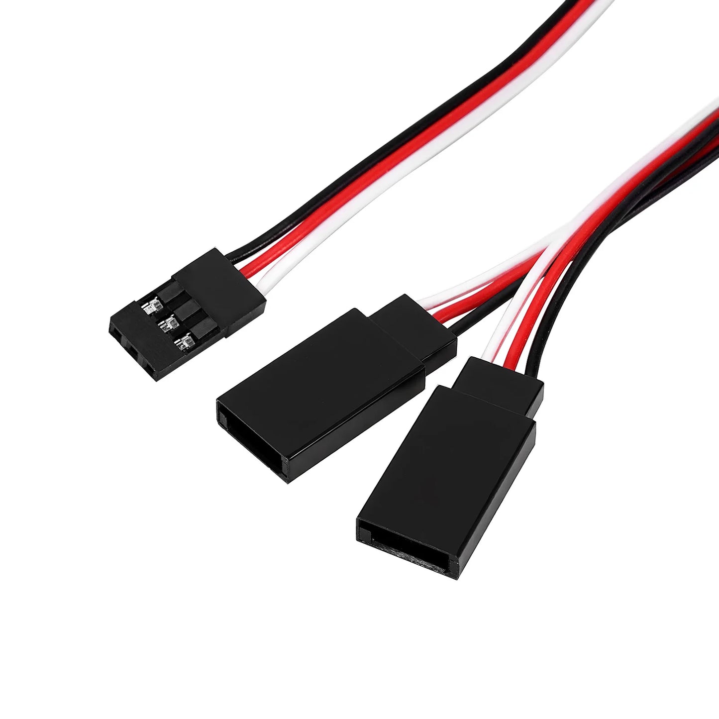 INJORA Magnetic Snap-on JR Extension Cable 1-to-2 Y