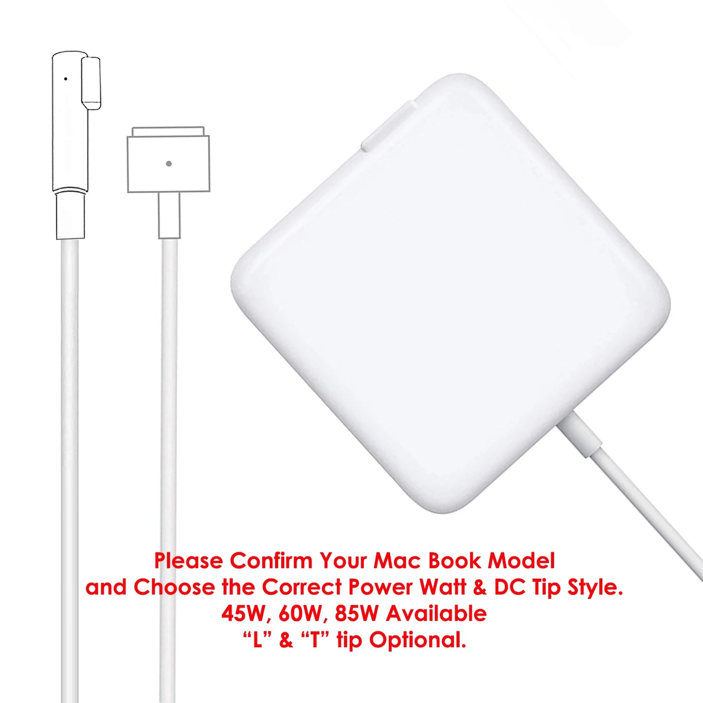 Compatible with Mac Book Air Pro Charger, 45W