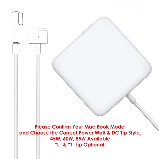 Compatible with Mac Book Air Pro Charger, 45W