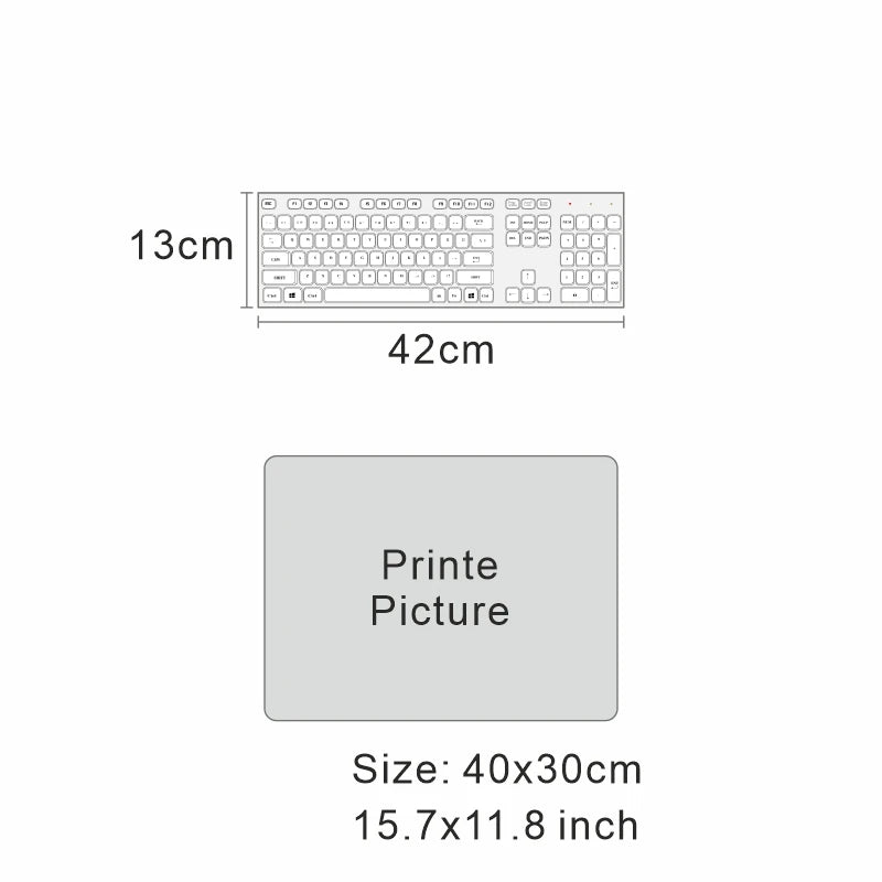 Custom Print Mouse Pad Diy Large Playmat Gaming