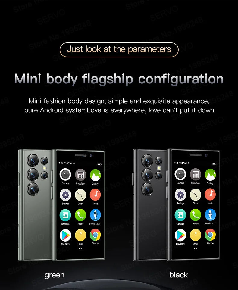 2024 New SERVO S24 Mini 4G Global Smartphone